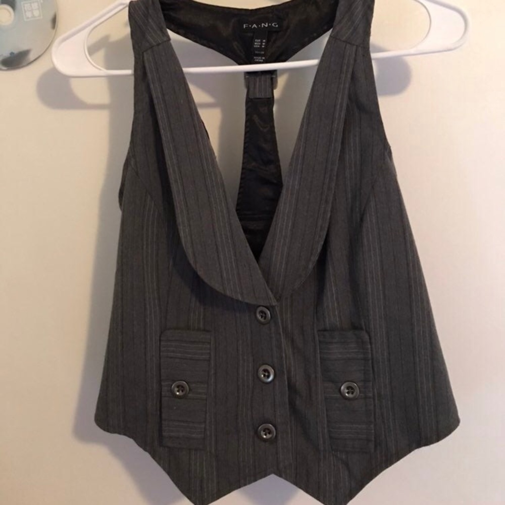 y2k suit vest